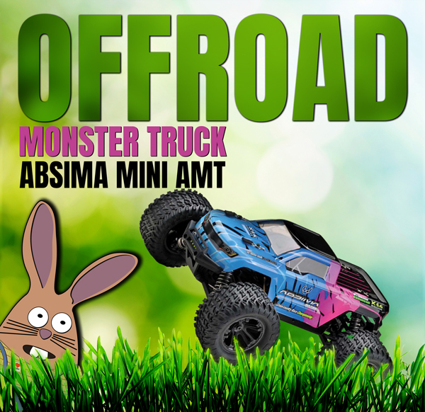 Oster Easter Absima Monster Truck  Modelblau Lindinger