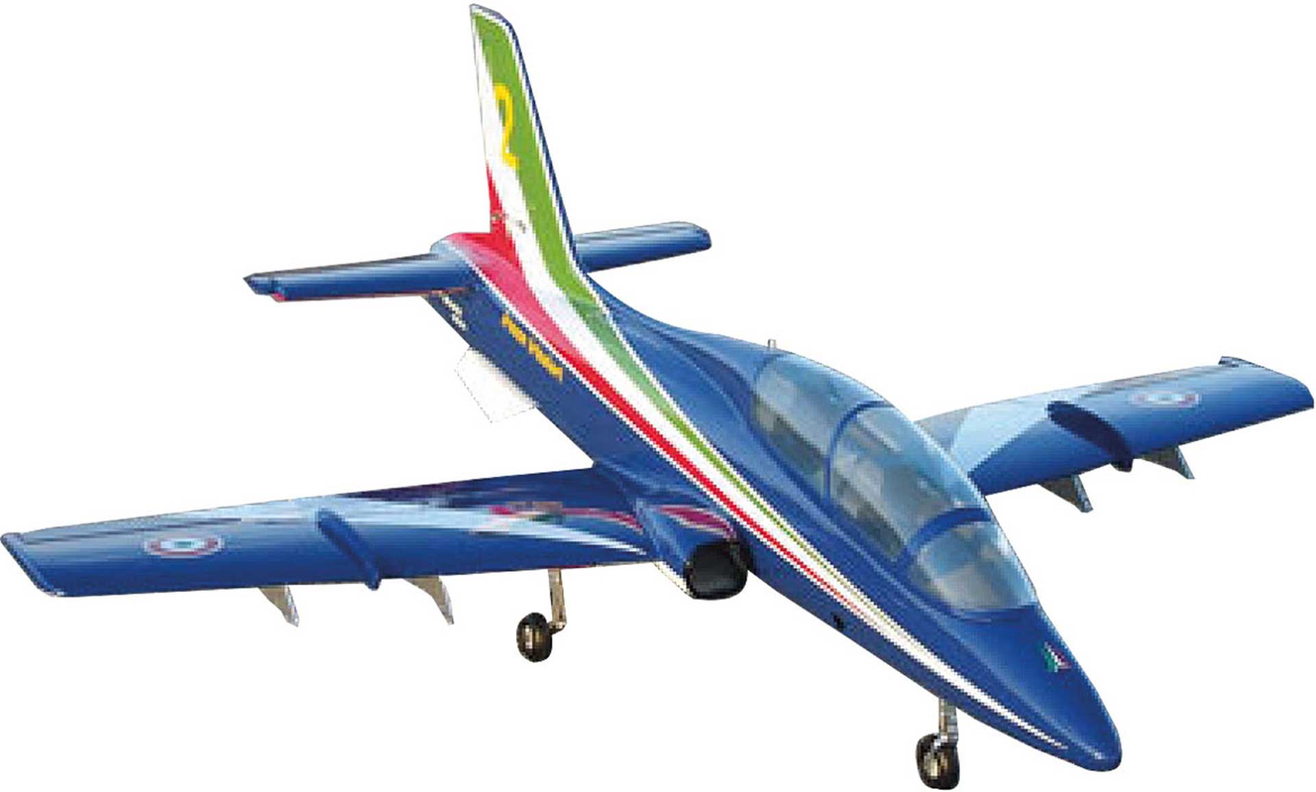 SEBART MB-339 MINI FRECCE TRICOLORI Jet mit elektrischem Einziehfahrwerk EDF ARF für 90mm E-Impeller