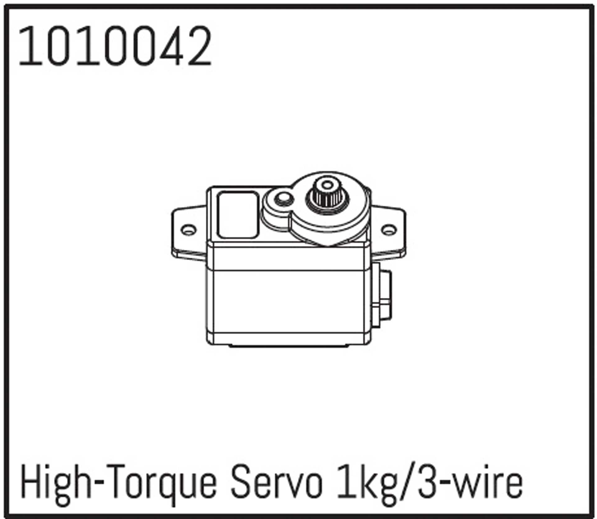 ABSIMA High-Torque Servo 1kg/3-wire