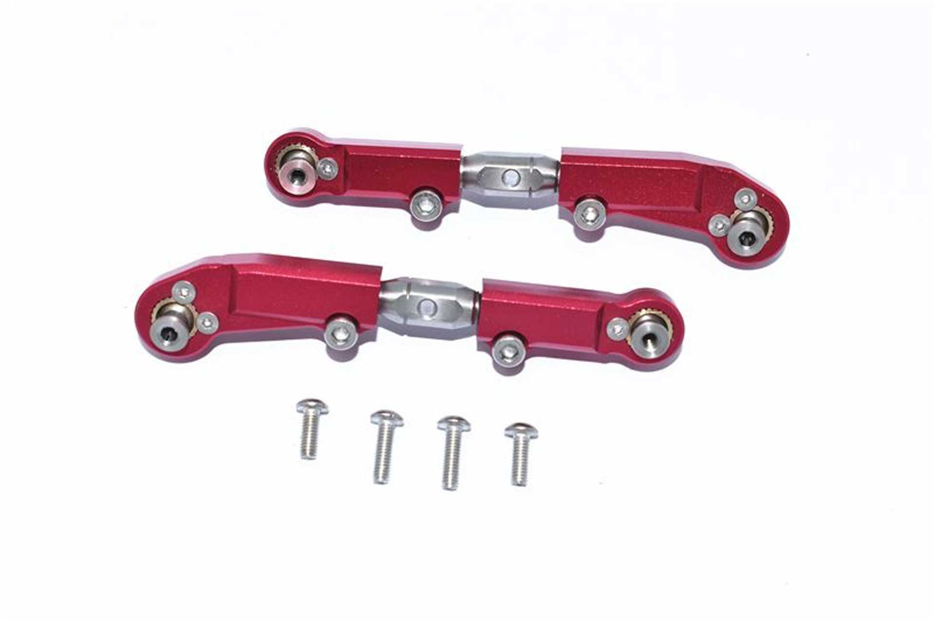 GPM ALU+STAINLESS STEEL ADJUSTABLE FRONT STEERING TIE RO D -6PCS GPM ARRMA LIMITLESS INFRACTION T