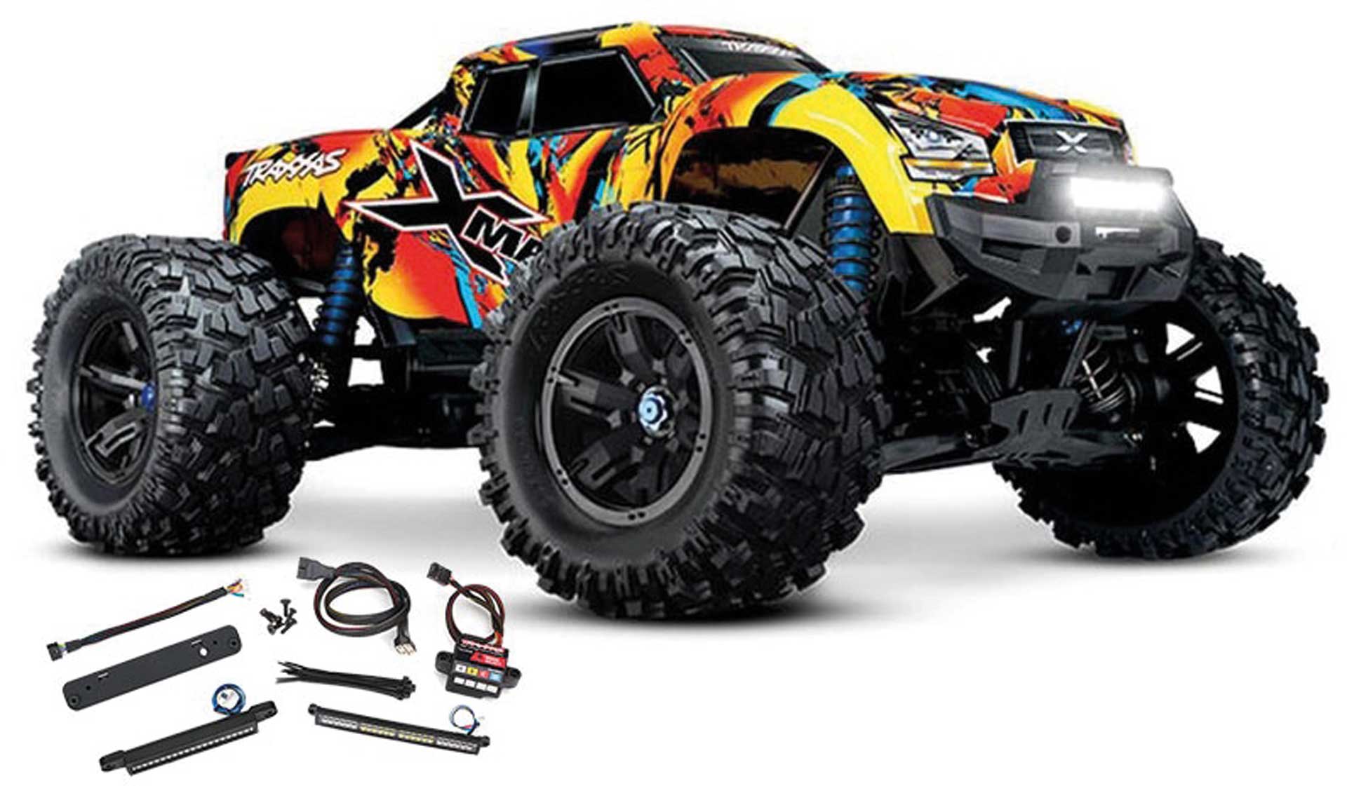 TRAXXAS X-MAXX 4X4 SOLAR-FLARE 1/7 MONSTER-TRUCK RTR without Battery and Charger