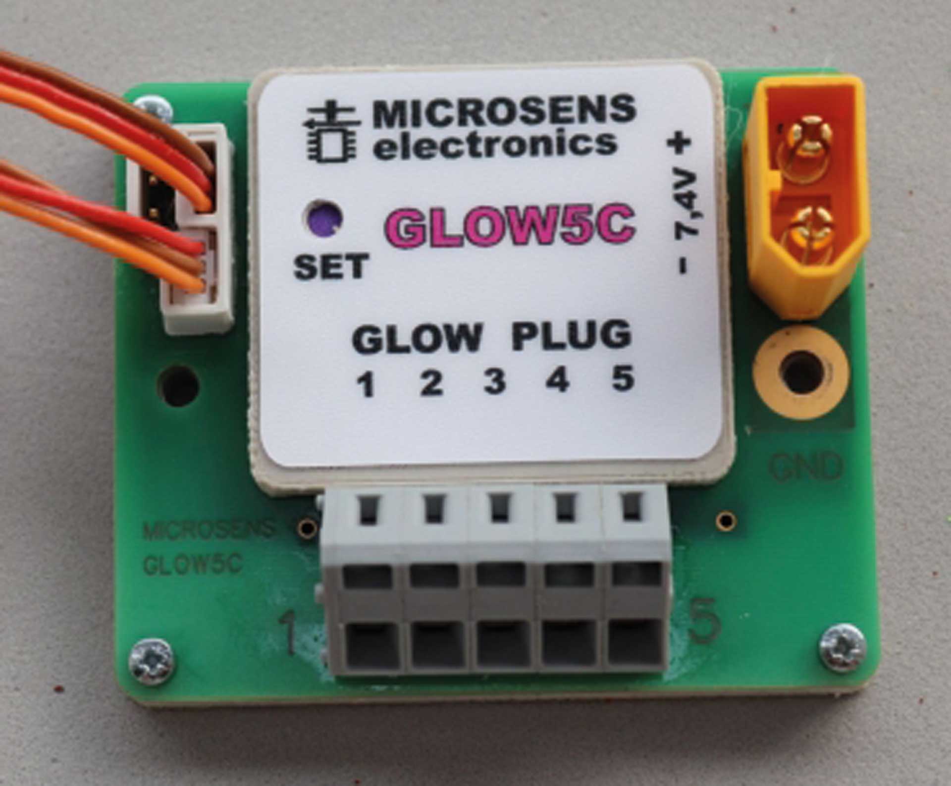 MICROSENS GLOW 5C GLOW PLUGS HEATING