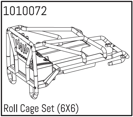 ABSIMA Kit de cage à rouleaux (6X6)