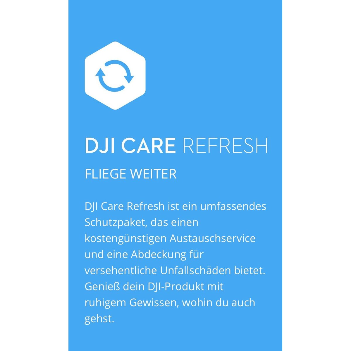 DJI Care Refresh (Mavic 3) 1 an (carte)