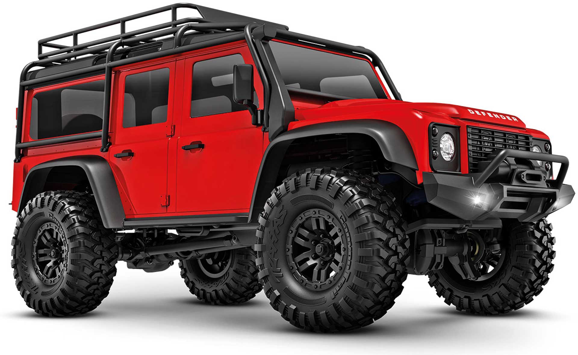 TRAXXAS TRX-4M Land Rover Defender red 1/18 4WD RTR Scale Crawler with batterie/charger
