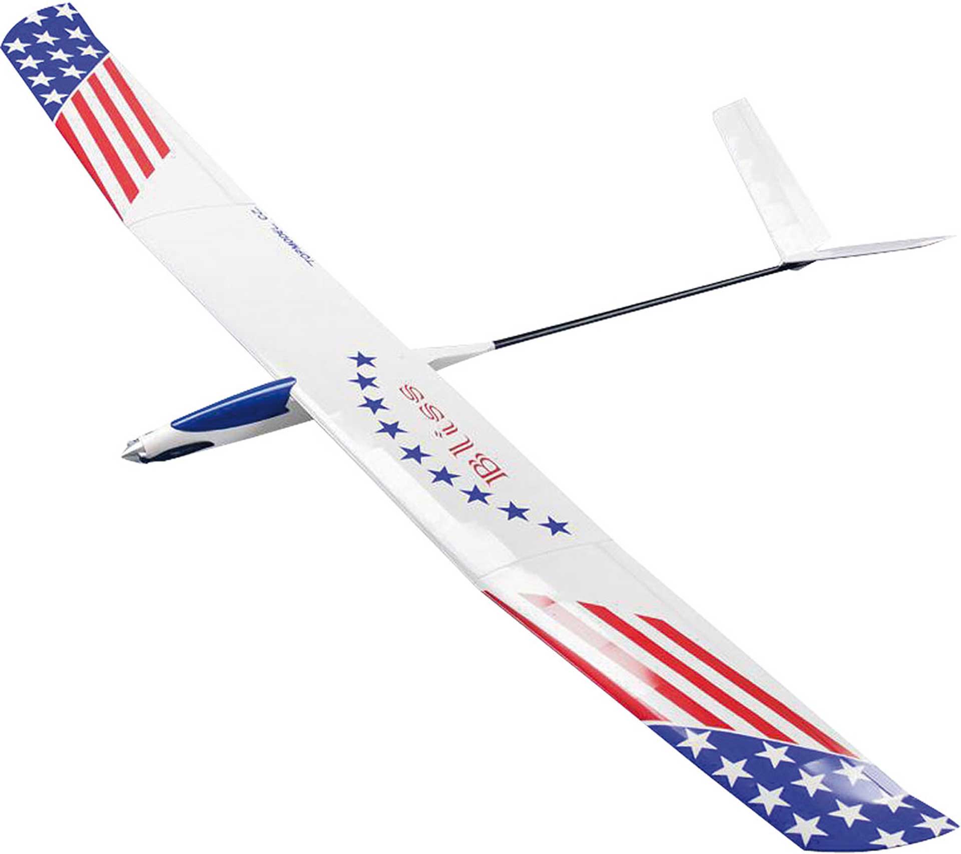 TOPMODEL BLISS ELECTRO WITH GRP FUSELAGE AND RIBBED WING WITH FULL COMPOSITE FUSELAGE AND FINWINGS