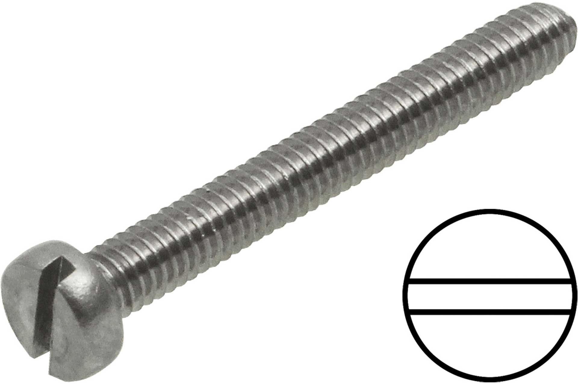 Modellbau Lindinger CHEESE-HEAD BOLTS M2.5/6MM STAINLESS STEEL, 10PCS.