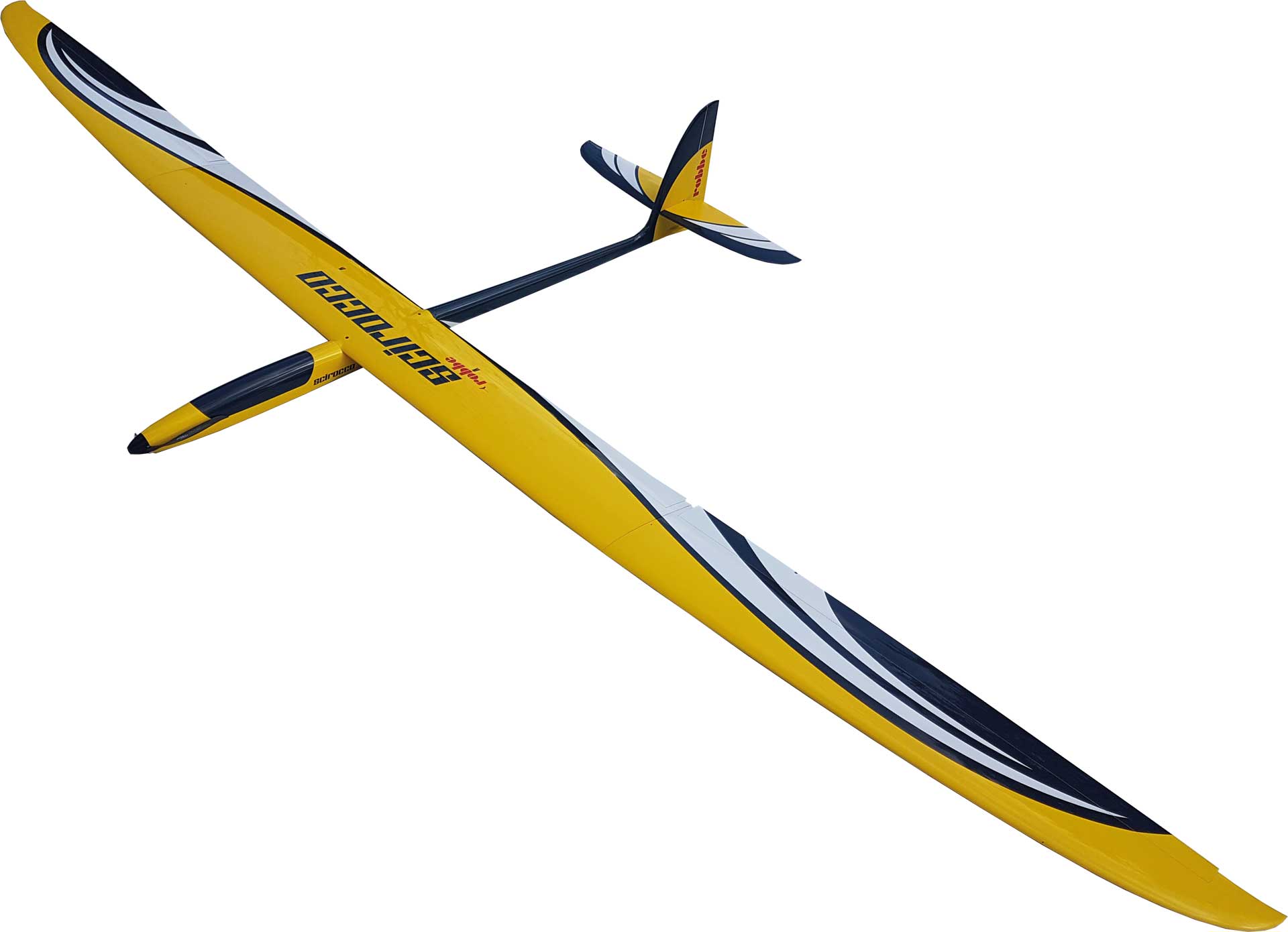 Robbe Modellsport SCIROCCO L 4,0M PNP (YELLOW) FULL-GRP HIGH PERFORMANCE GLIDER W. 4-FLAP WING
