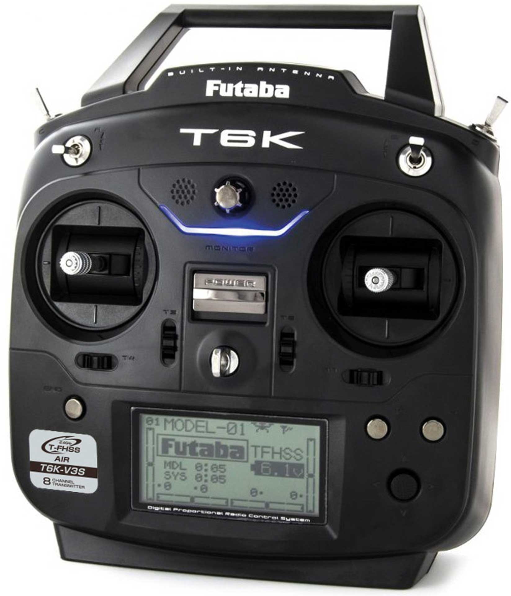 FUTABA T6K V3S 2.4GHz T-FHSS+R3008SB Mode 1 8Channel with Telemetry