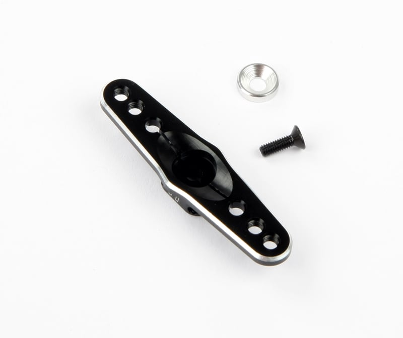 ROBITRONIC Aluminum servo arm 25 teeth double (light) black