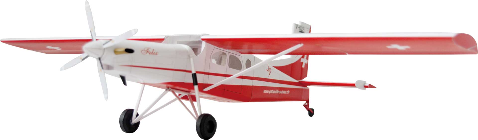 PAPER-MODEL Pilatus PC6 Turbo-Porter 1:33 Kartonmodell aus Papier und Karton