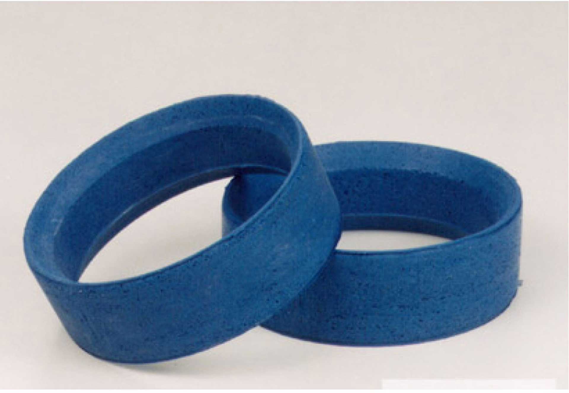 TAMIYA 1:10 Reifeneinlagen (2) soft 24mm blau