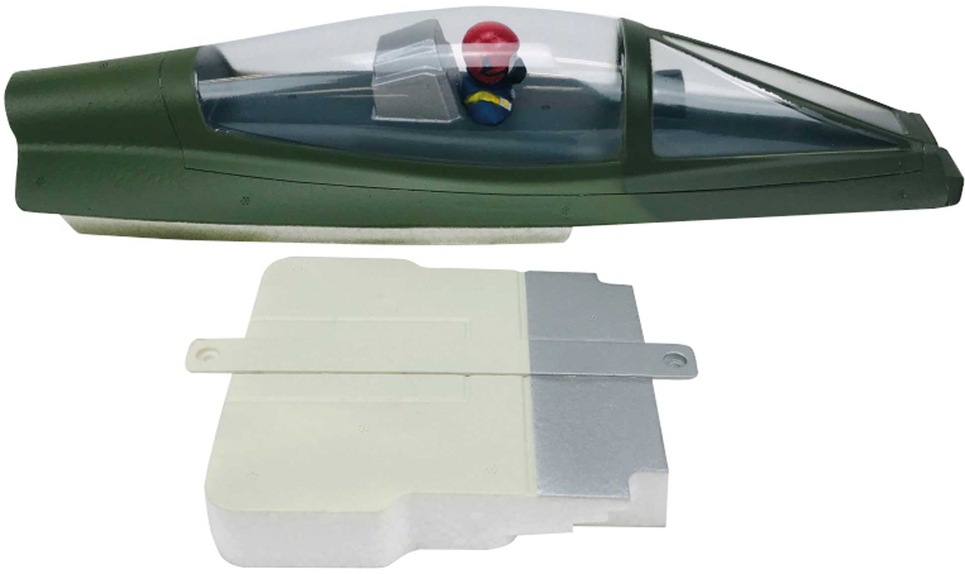 PREMIER AIRCRAFT Kabinenhaube und Impellerabdeckung Grün F-100D