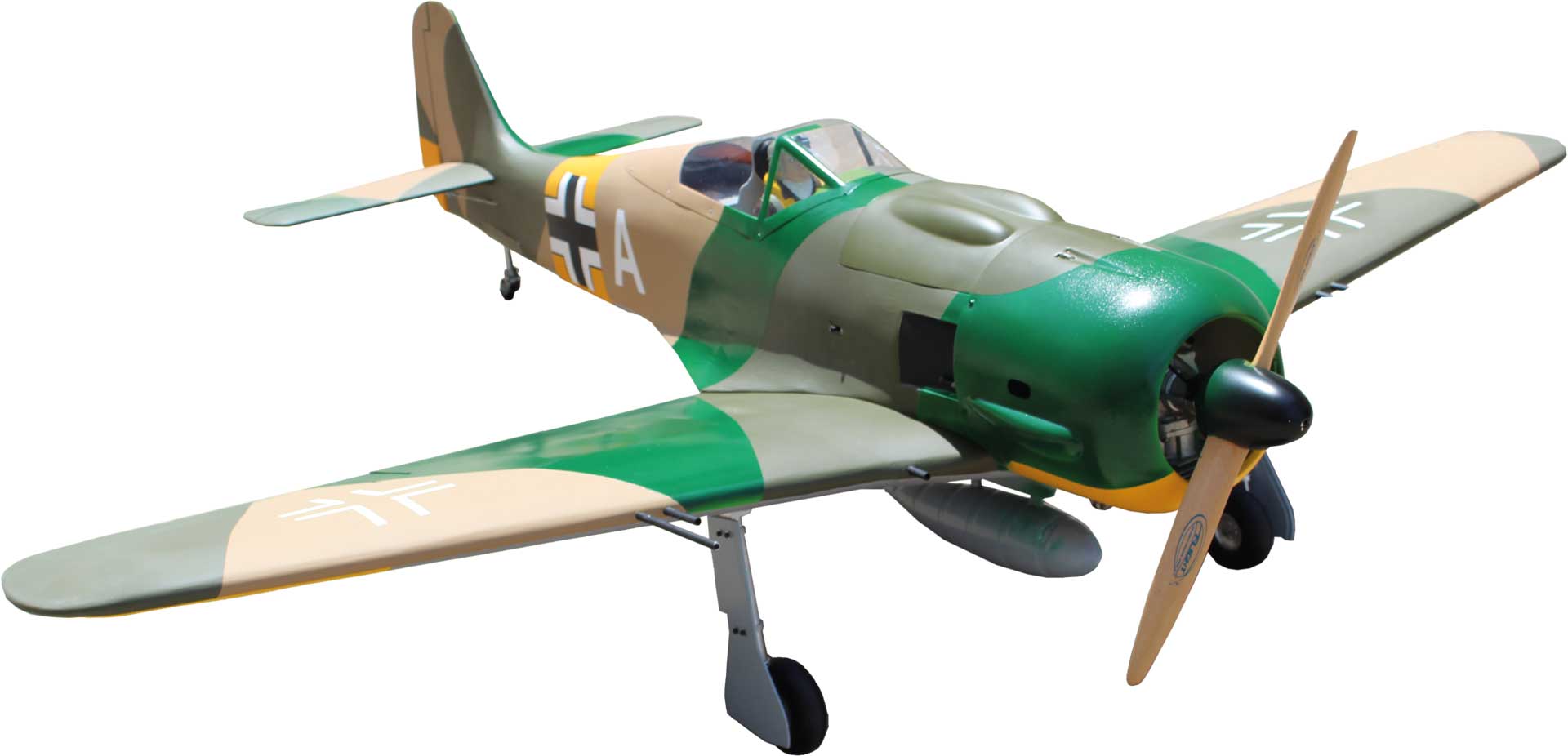 Seagull Models ( SG-Models ) Focke Wulf FW-190 A5 80" 55cc ARF Version 2022 Warbird avec train d'atterrissage électrique rétractable