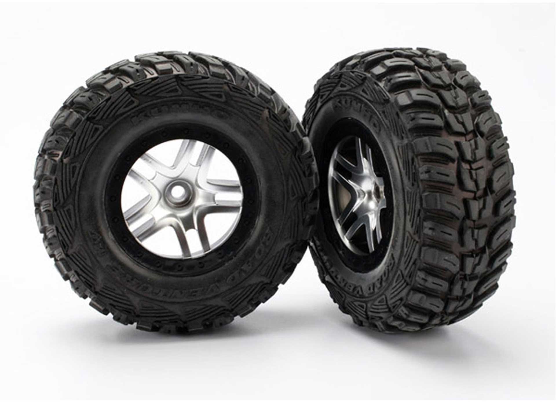 TRAXXAS ROUES AVANT MONTEES COLLEES KUMHO ULTRA SOFT 4X2 UNIQUEMENT (2)