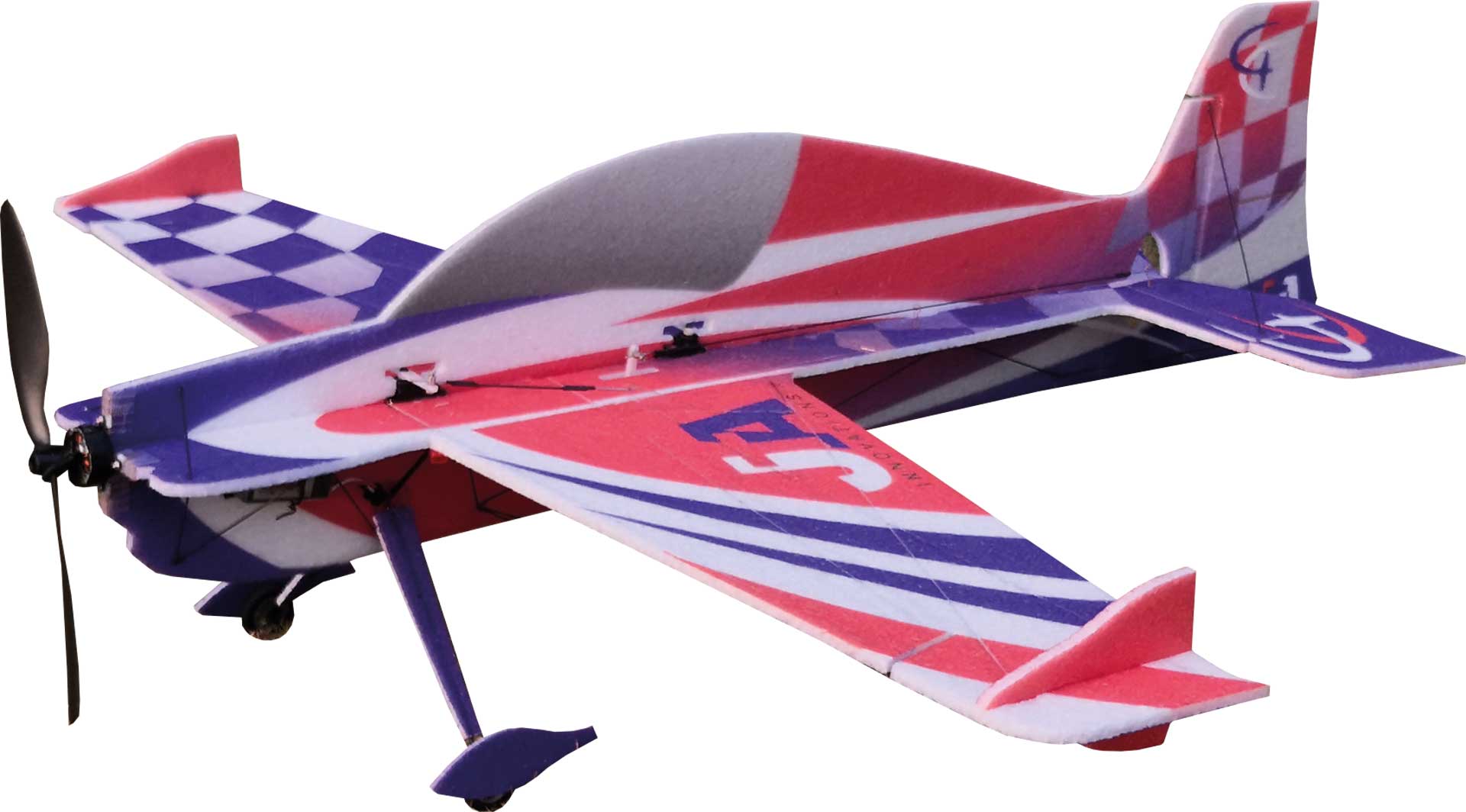 JTA Innovations Gamebird ( bleu/rouge) new 33" EPP Modèle acrobatique 3D