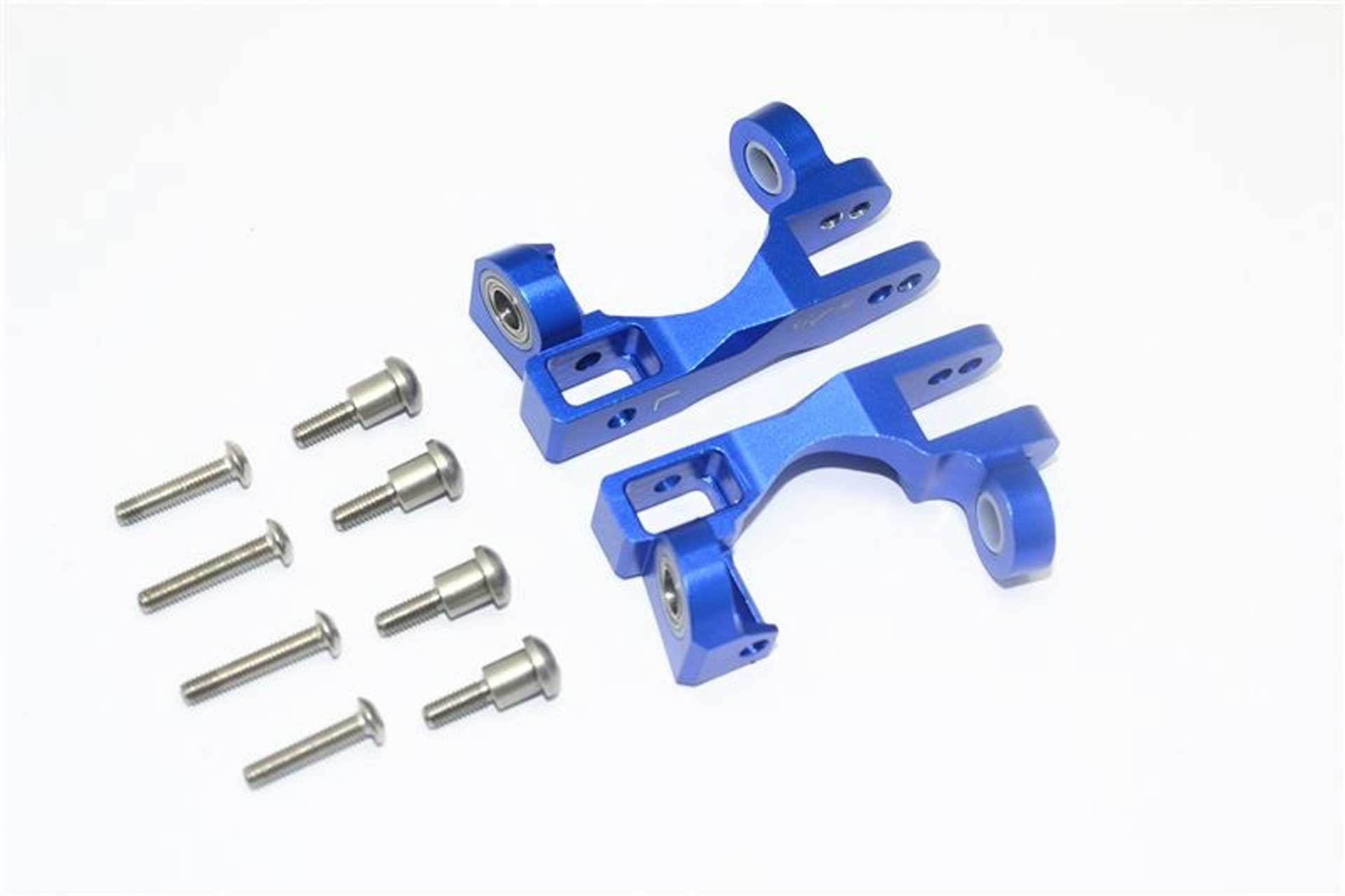GPM Aluminium C-Hub vorn blau TRX Slash, Stampede, Rustler, Hoss, XO-01 4x4