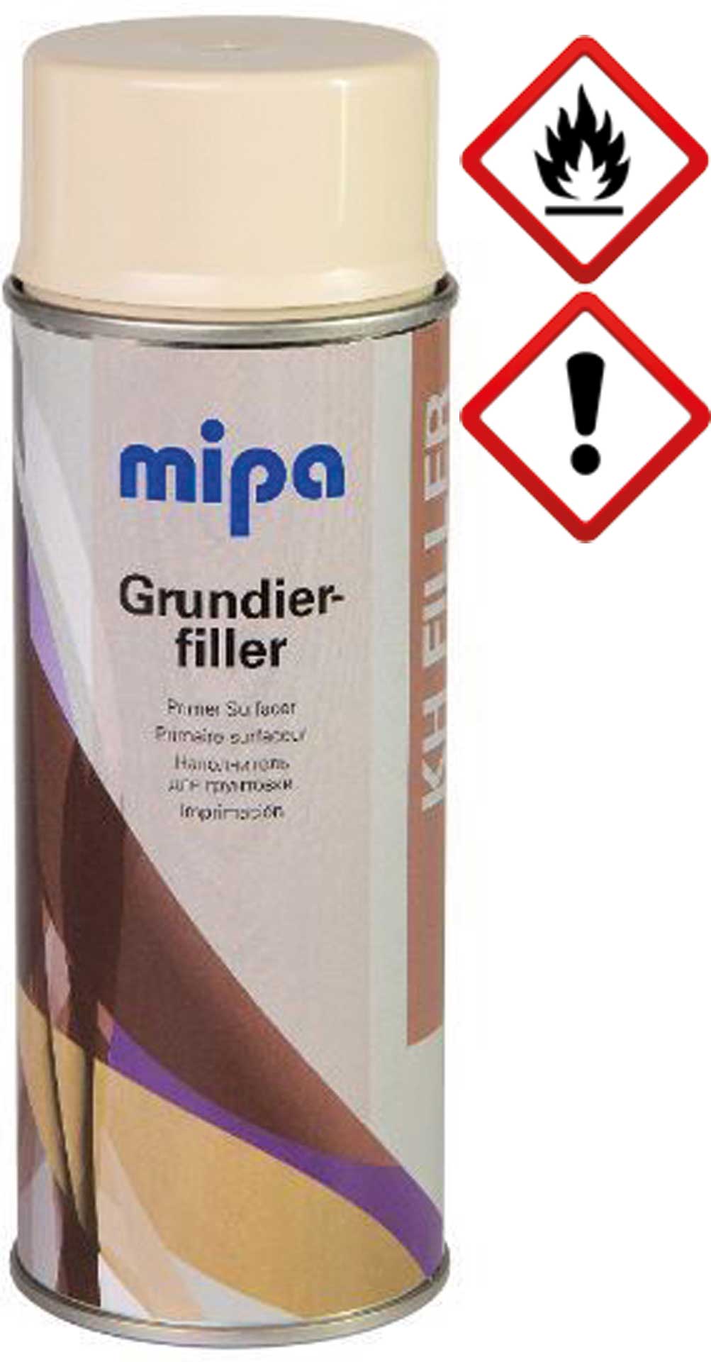 mipa Grundierfiller-Spray 400ml Farbe beige - gelblich Grundierung