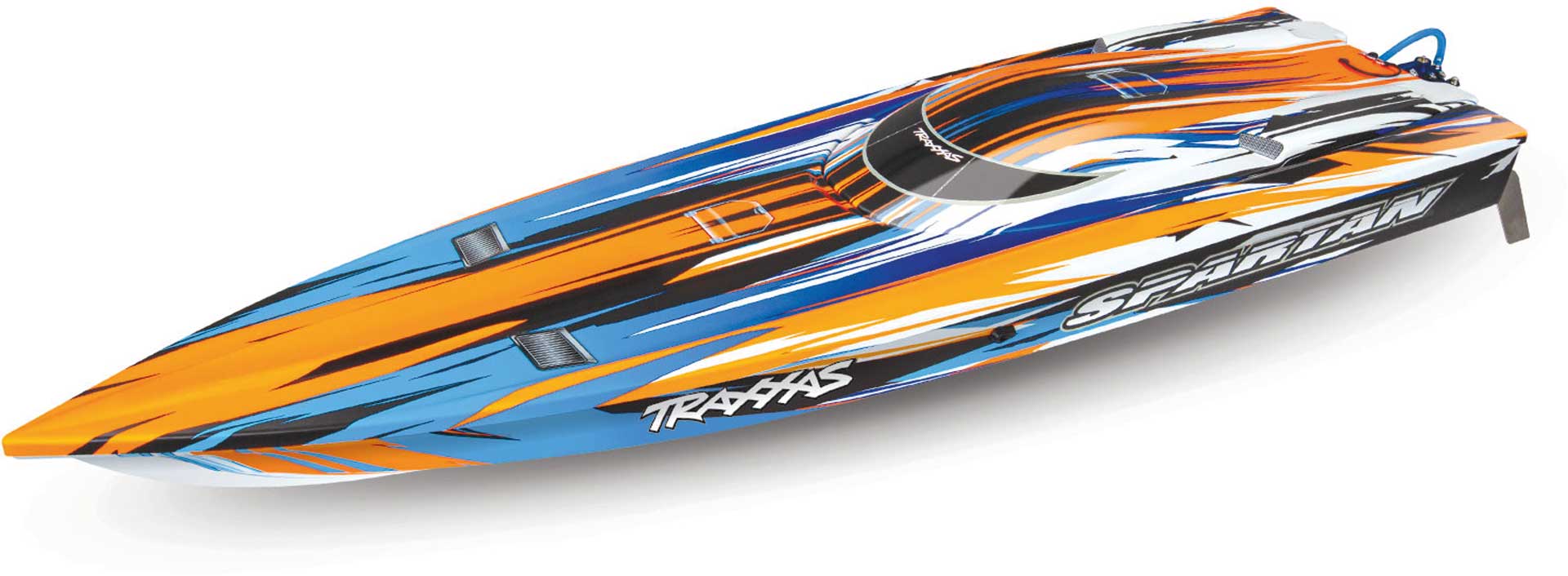 TRAXXAS SPARTAN ORANGE WITHOUT BATTERY/CHARGER BL-RACING BOAT BRUSHLESS