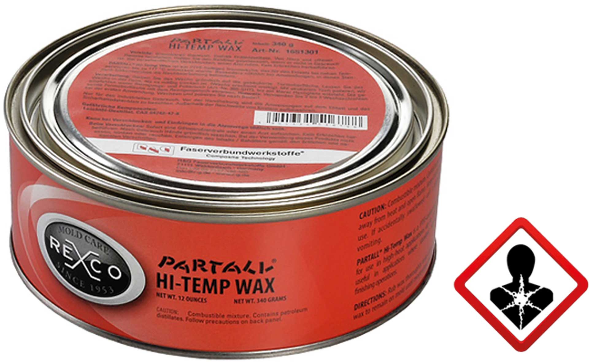 R&G Partall Hi-Temp-Wax (REXCO) Dose/ 340 g