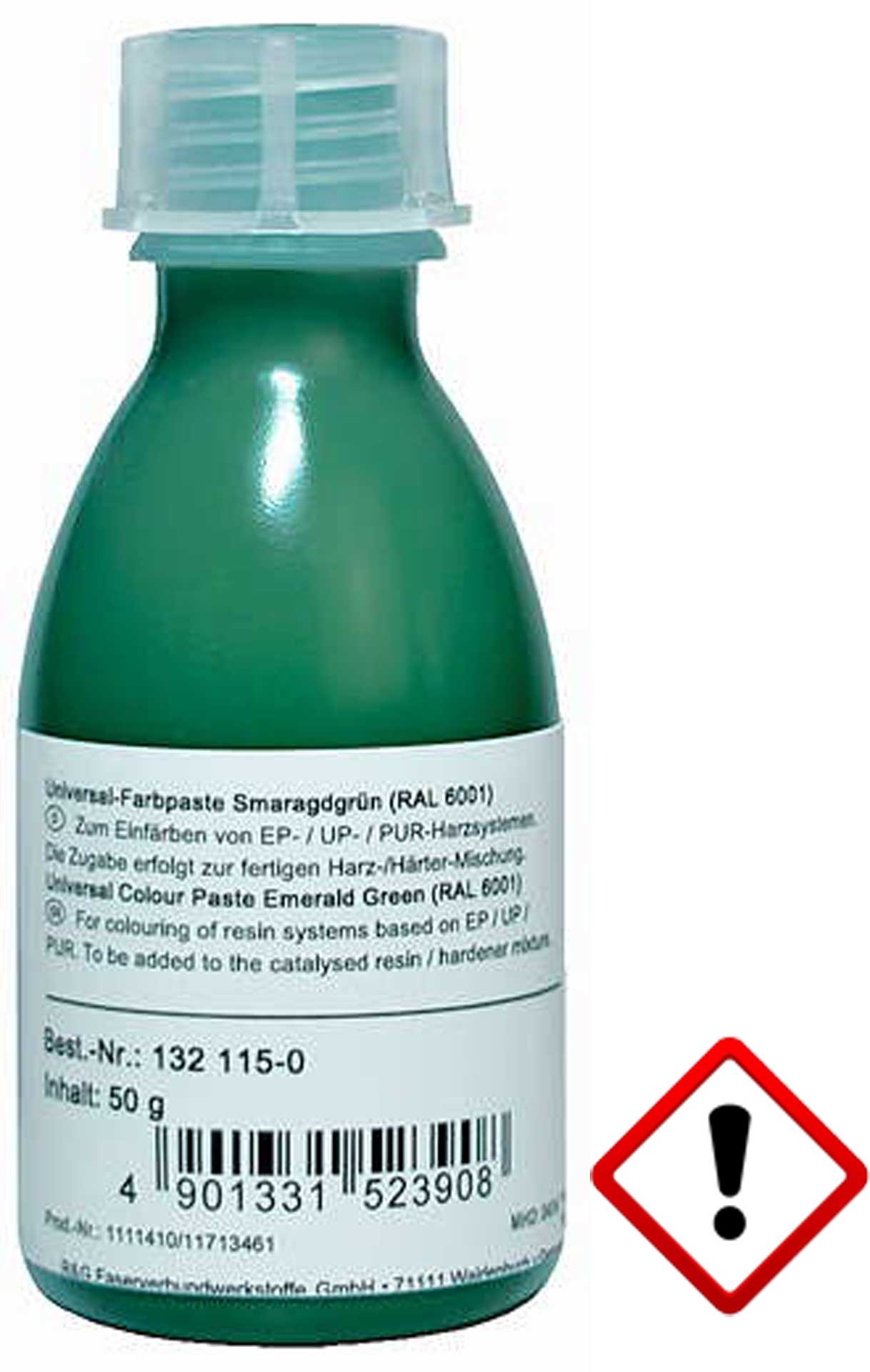 R&G Universal-Farbpaste smaragdgrün (RAL 6001) Flasche/ 50 g