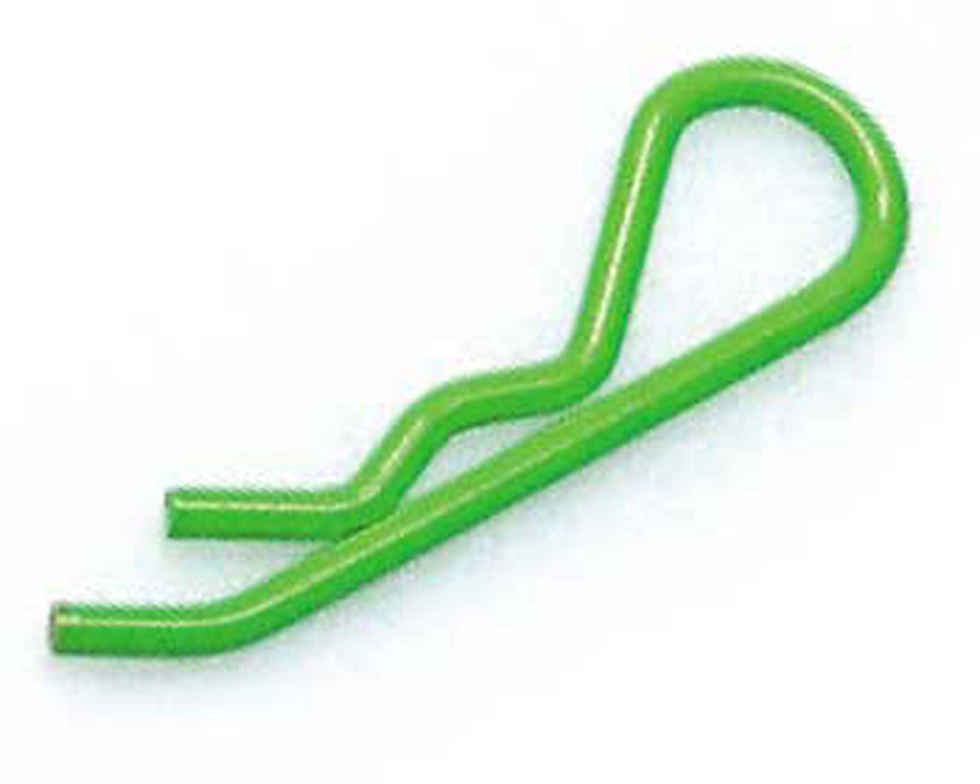 ROBITRONIC Body clips Bright green 1/8 (6pcs.) Splitpins