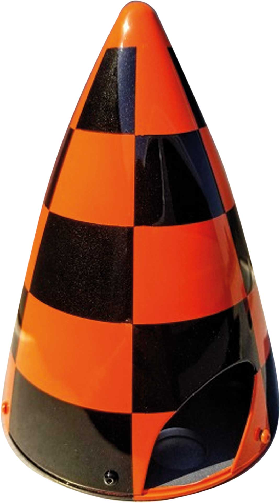 EXTREMEFLIGHT-RC Spinner Carbon 4.5" (114mm) Orange/noir métallisé