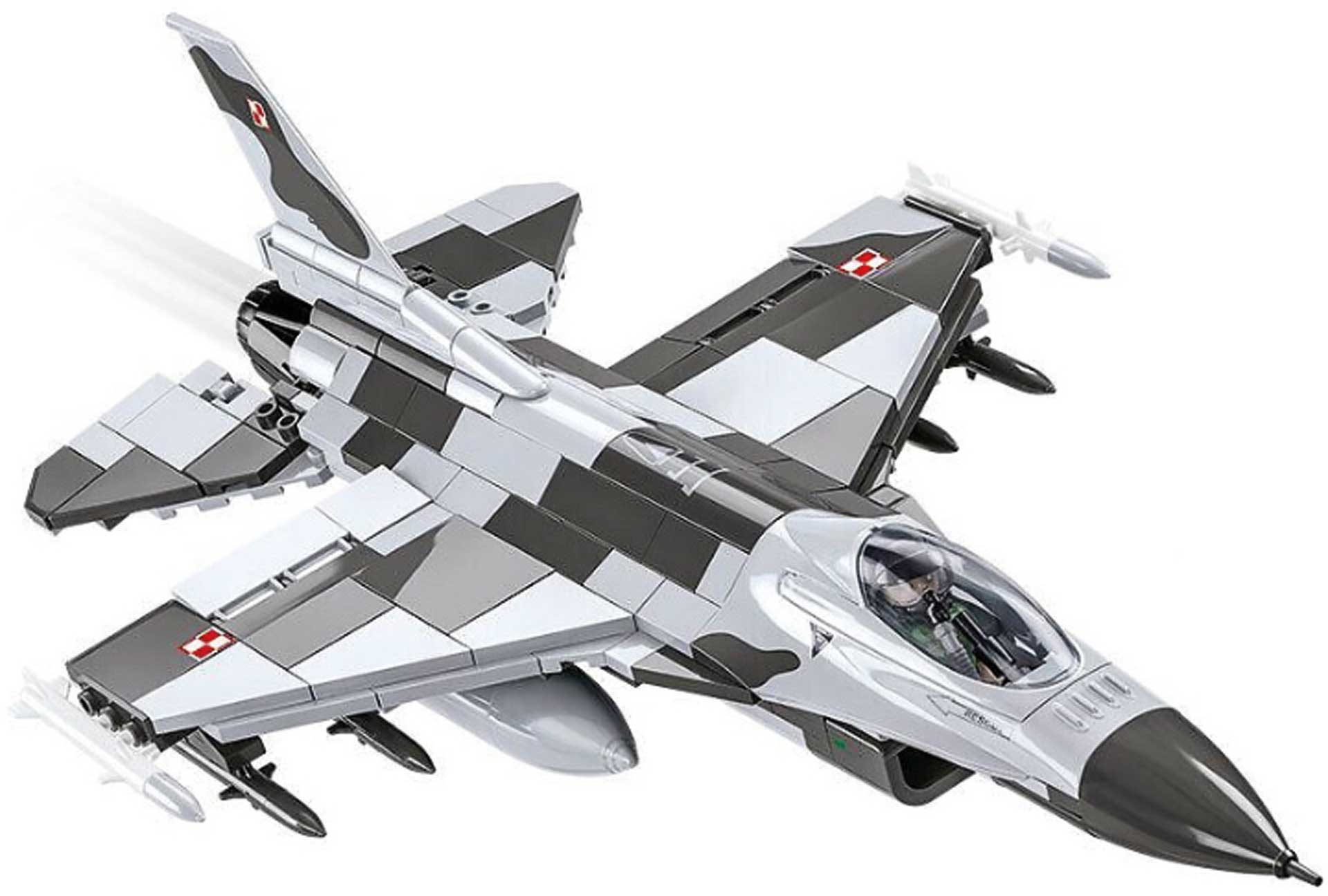 COBI F-16C Fighting Falcon version polonaise 415 pièces jeu de briques
