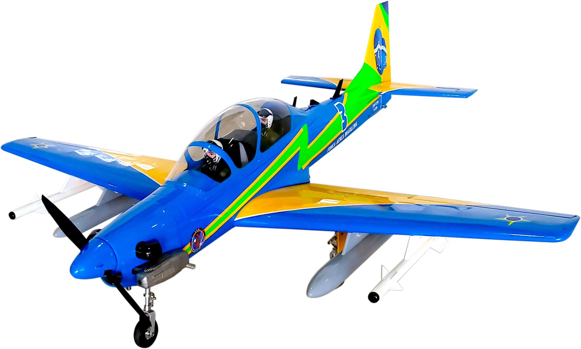 Seagull Models ( SG-Models ) Super Tucano T-27 65" 15-20cc with electric retract landing gear
