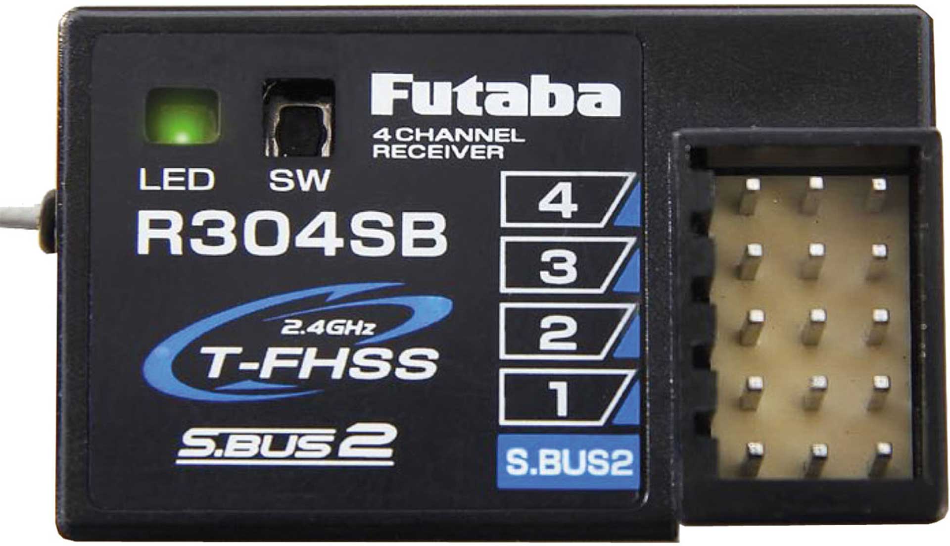 FUTABA R 304SB 2.4GHZ T-FHSS 4K RECEIVER WITH TELEMETRY