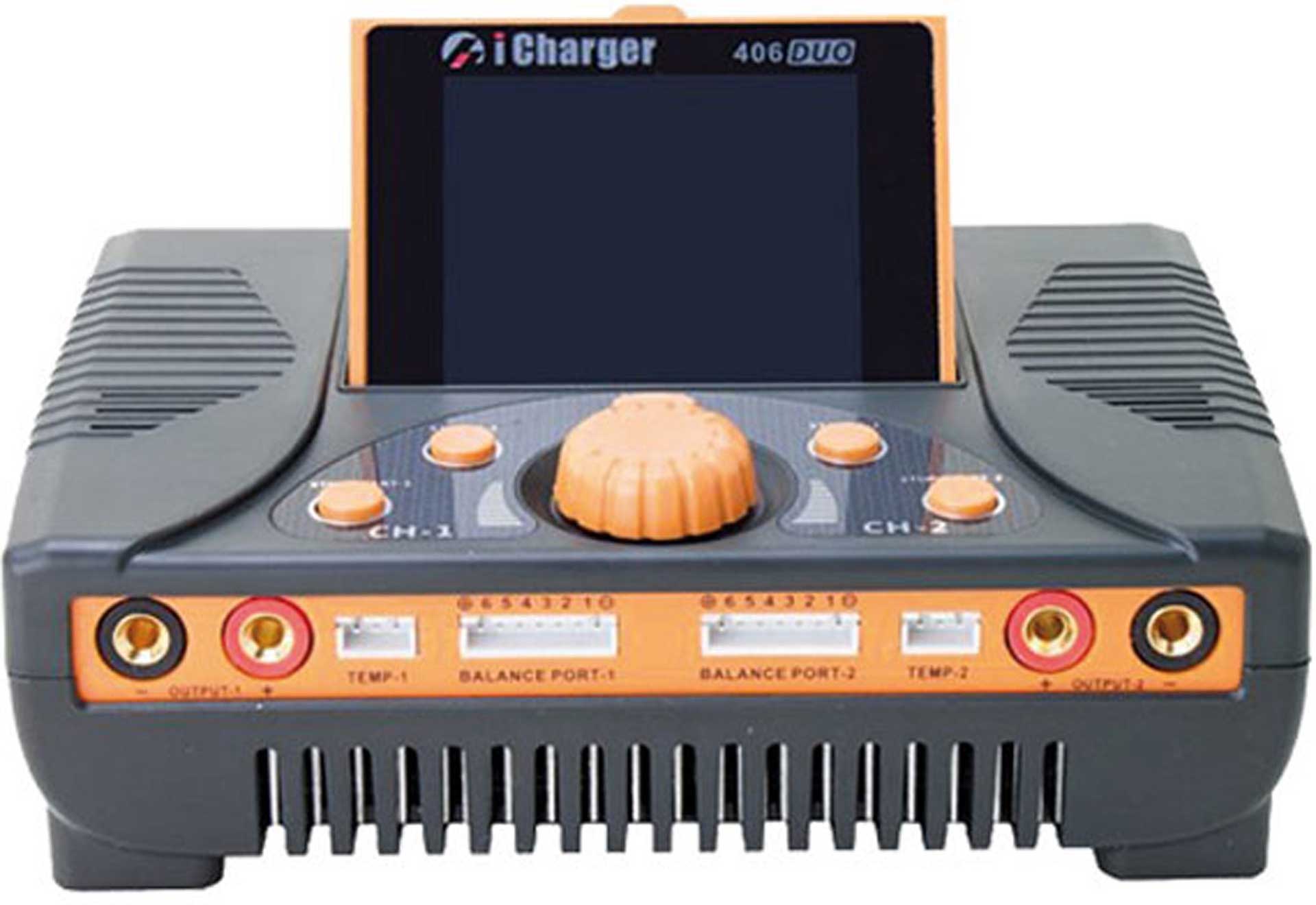 JUN-SI ICHARGER 406 DUO 1400W/60A (2X800W/40A) USB-POWER, M-SD CARD PORT,...