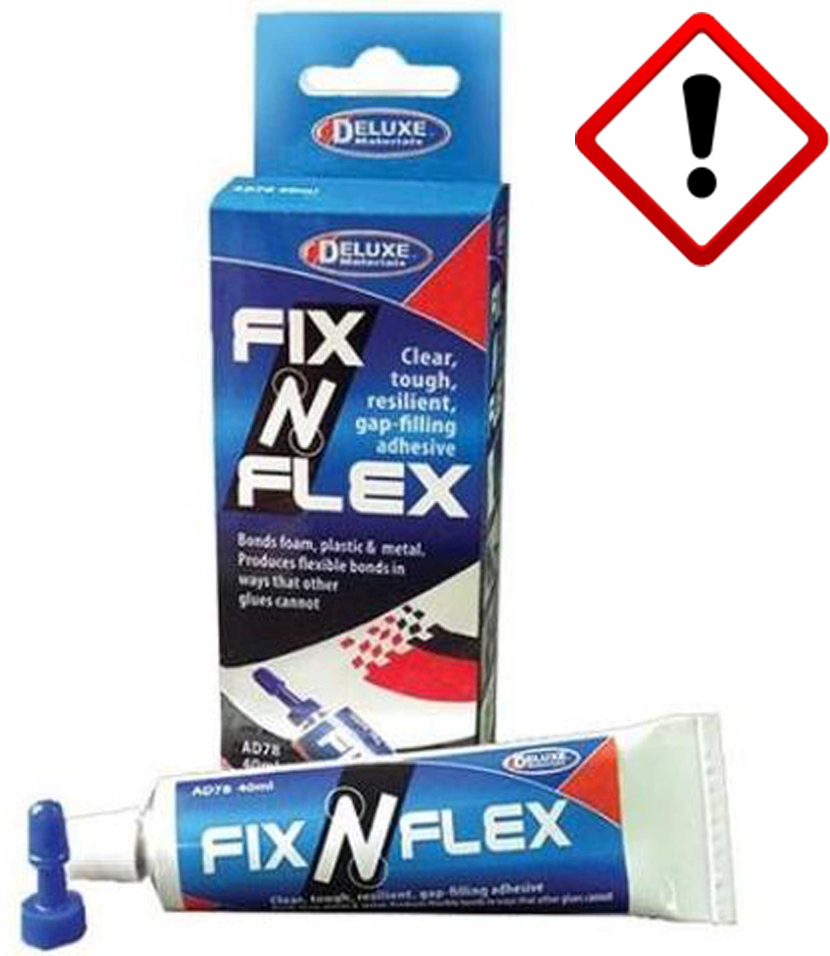 DELUXE FIX ‘N’ FLEX 40ML MOUSSE,PLASTIQUE METALLCOLLE