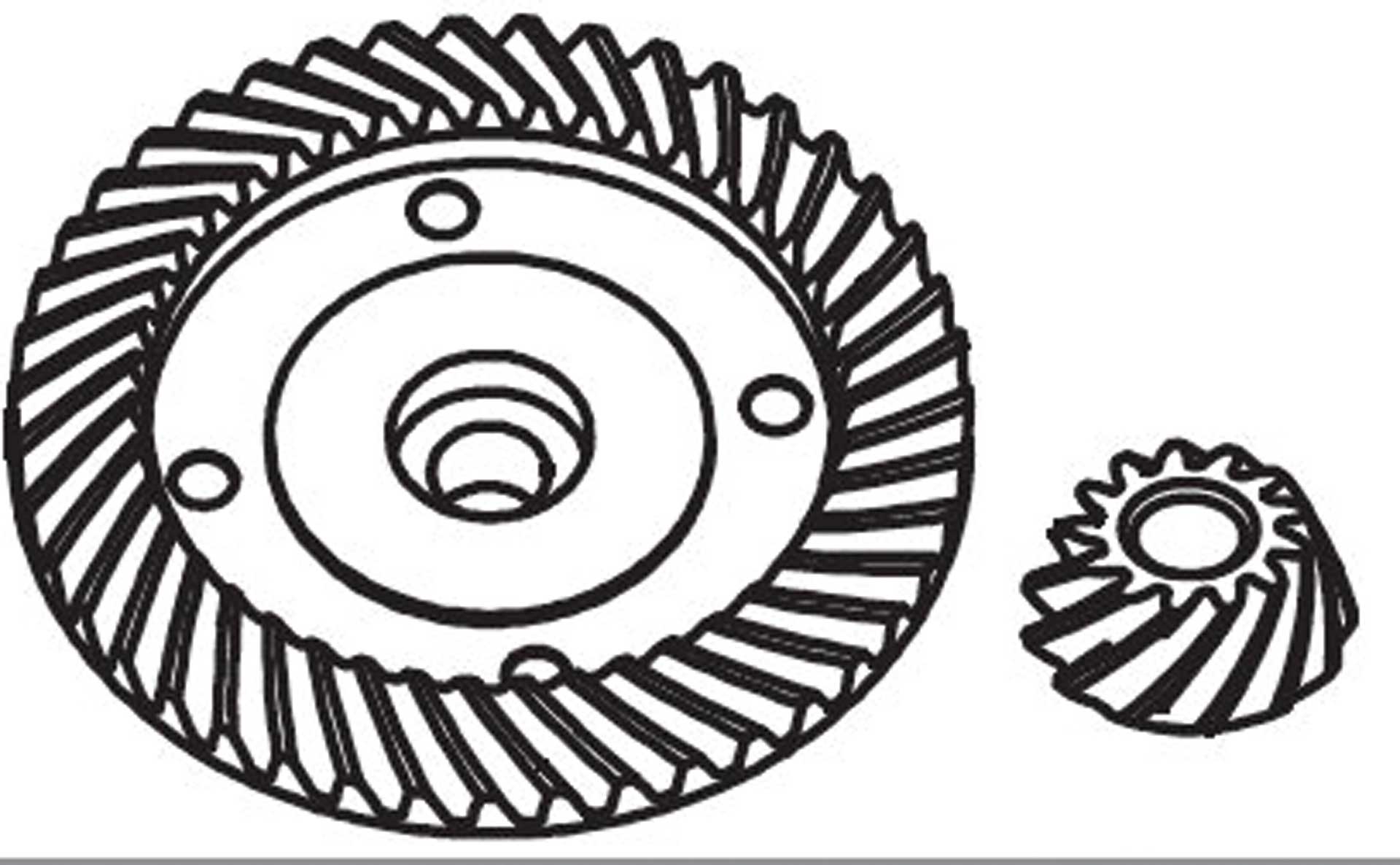 ABSIMA Steel main and gearwheel