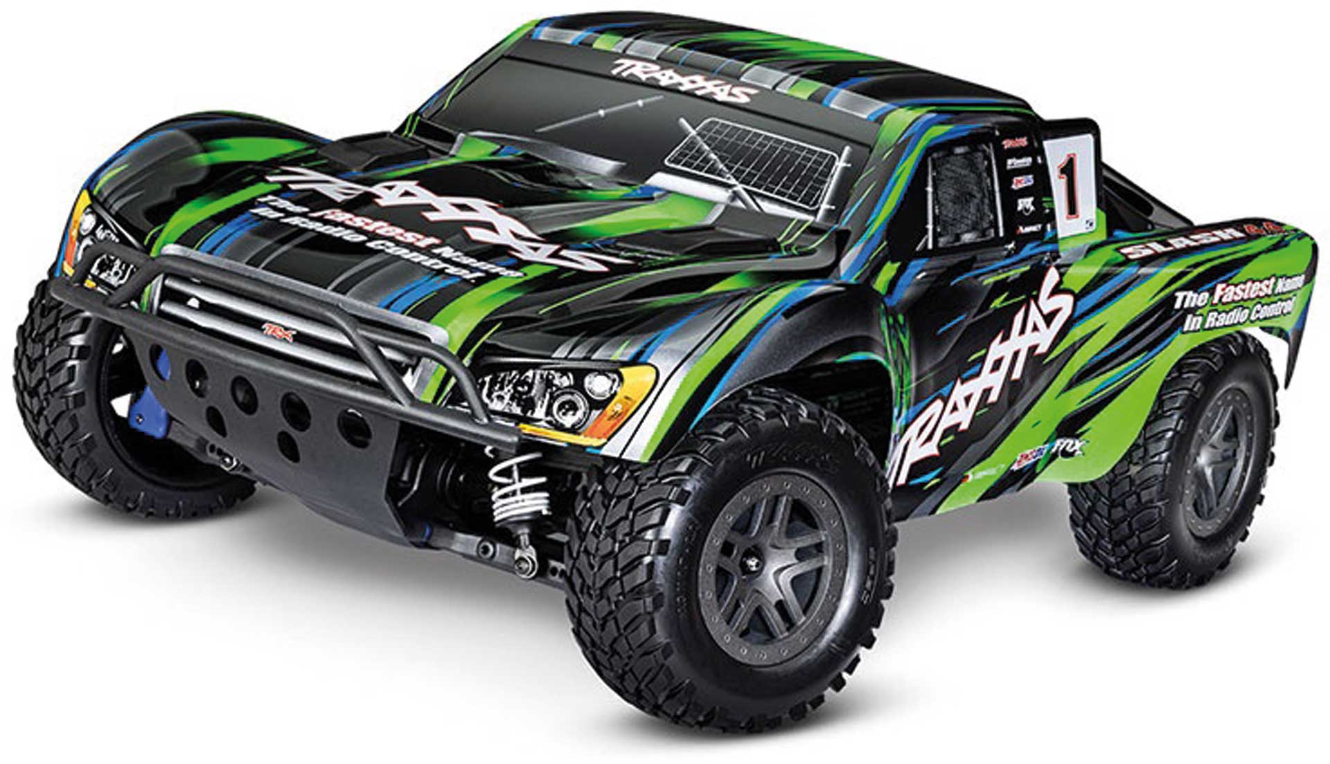TRAXXAS SLASH 4X4 BL2S GREEN 1/10 SHORT-COURSE RTR WITHOUT BATTERY/CHARGER