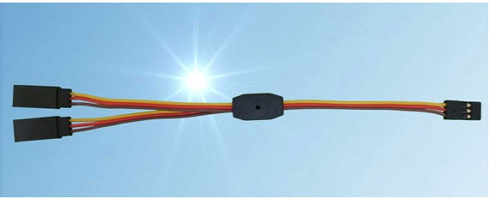 SM-Modellbau Y-Kabel GPN für den Anschluss mehrerer Telemetriesensoren, 15 cm lang