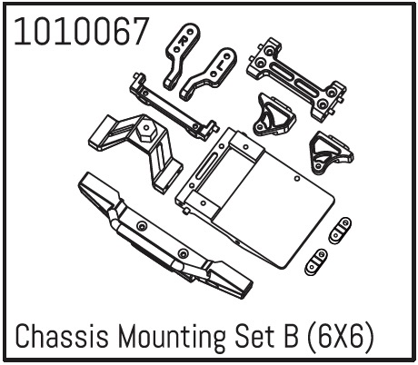 ABSIMA Kit de montage sur châssis B (6X6)