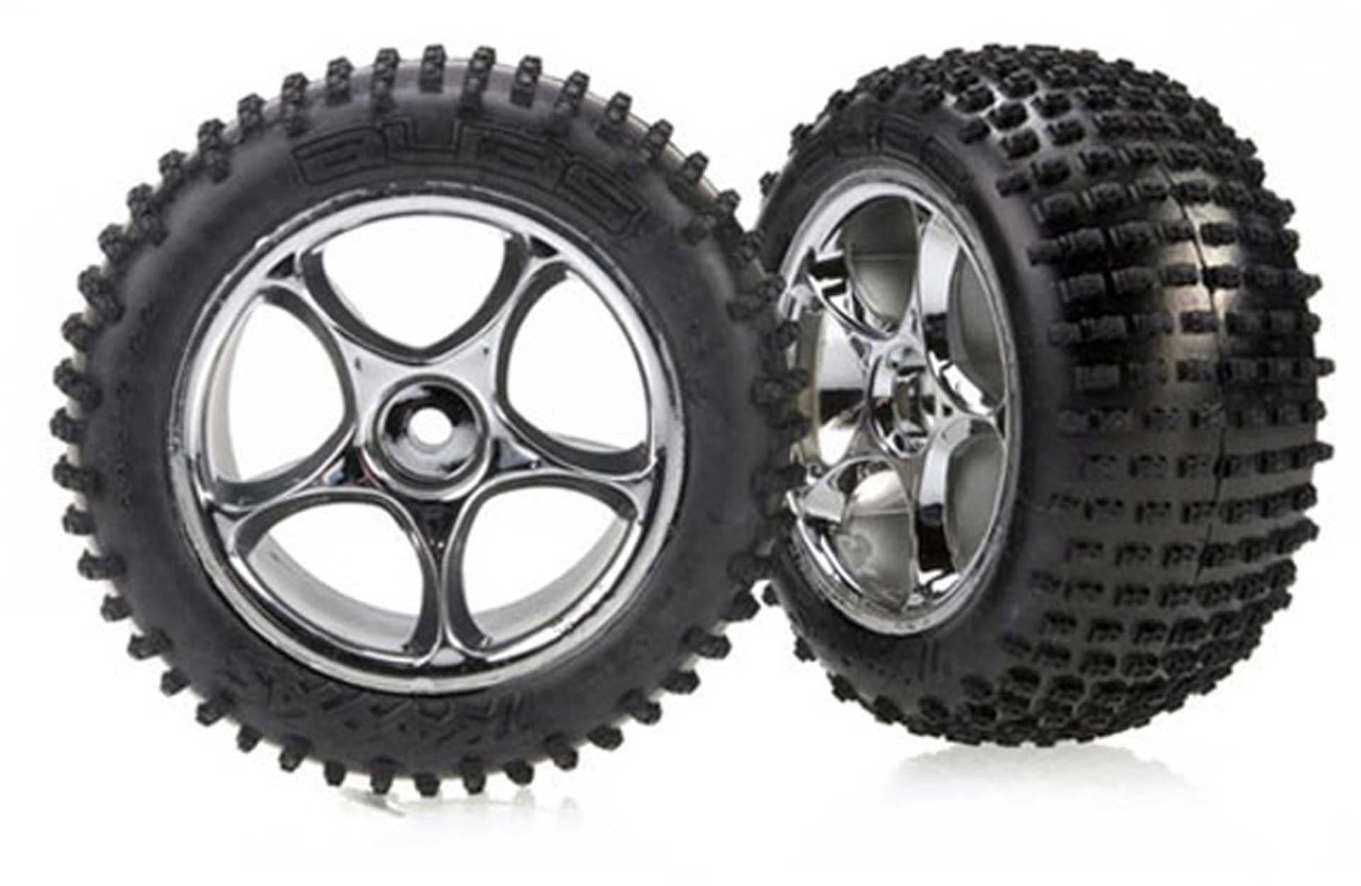 TRAXXAS TIRES AND WHEELS ASSEMBLED BANDIT