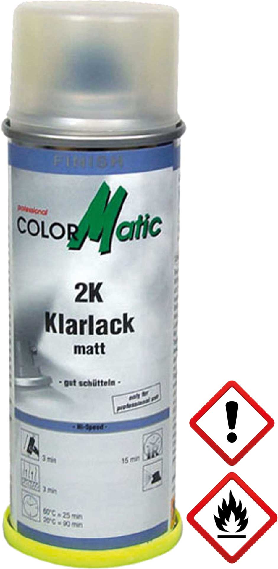 COLORMATIC 2K HI-SPEED KLARLACK 200ML MATT