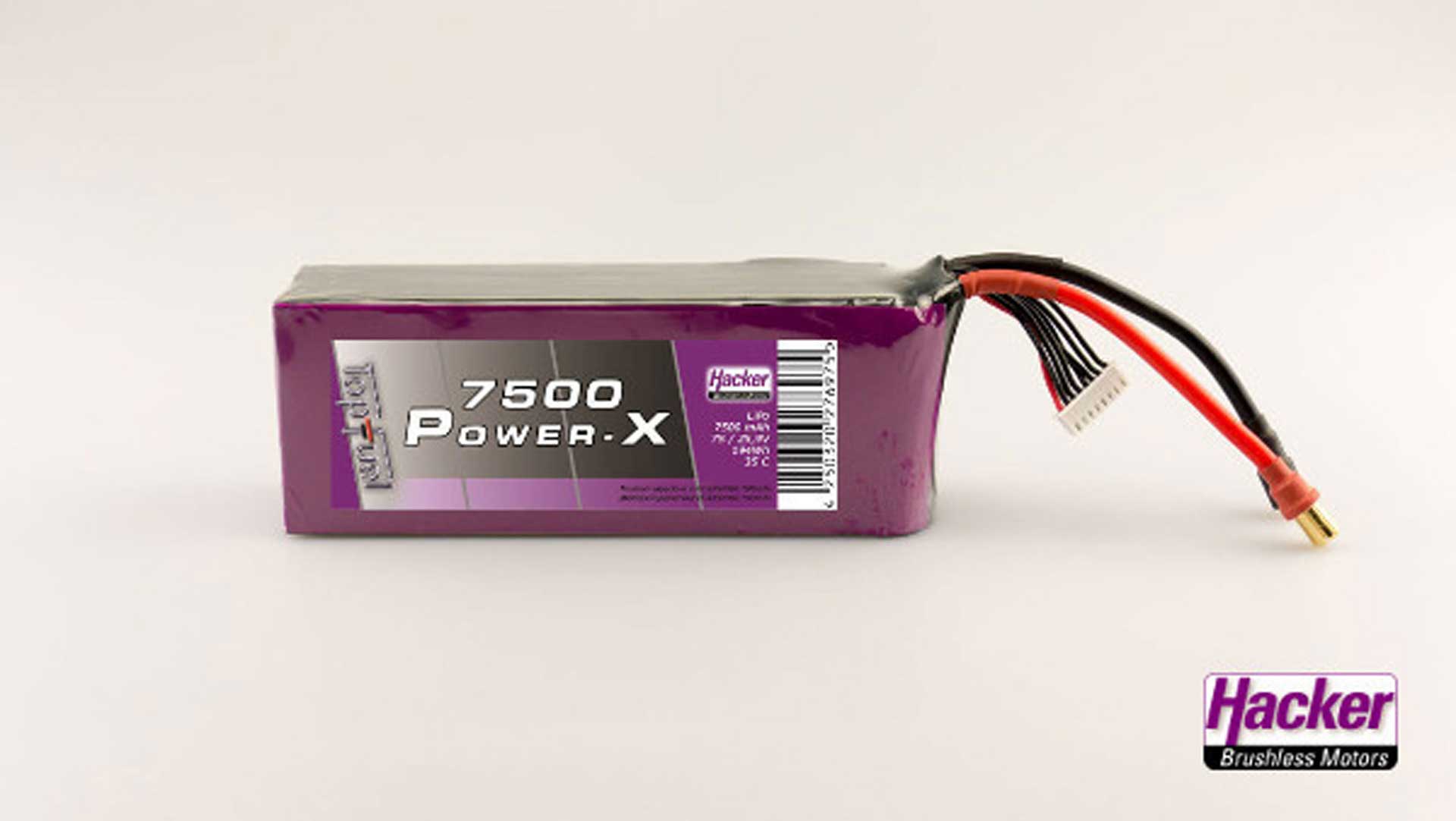 Hacker TopFuel ECO-X 350mAh 2S 7.4V 25C Batterie LiPo