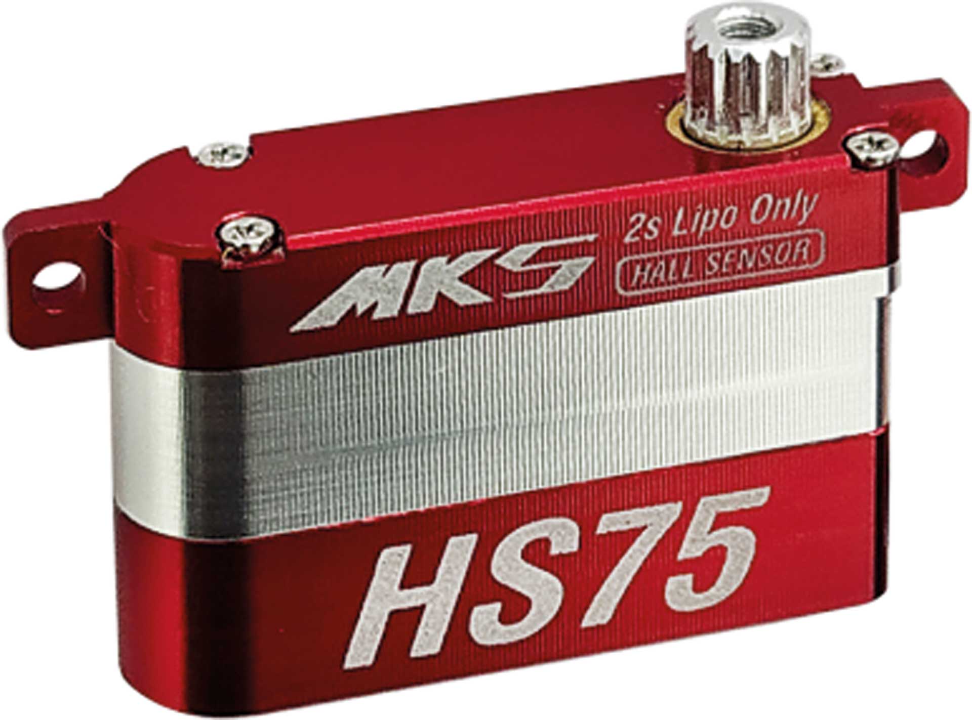 MKS HS75 Digital Servo avec capteurs à effet Hall F3K/F5K/F5J.....