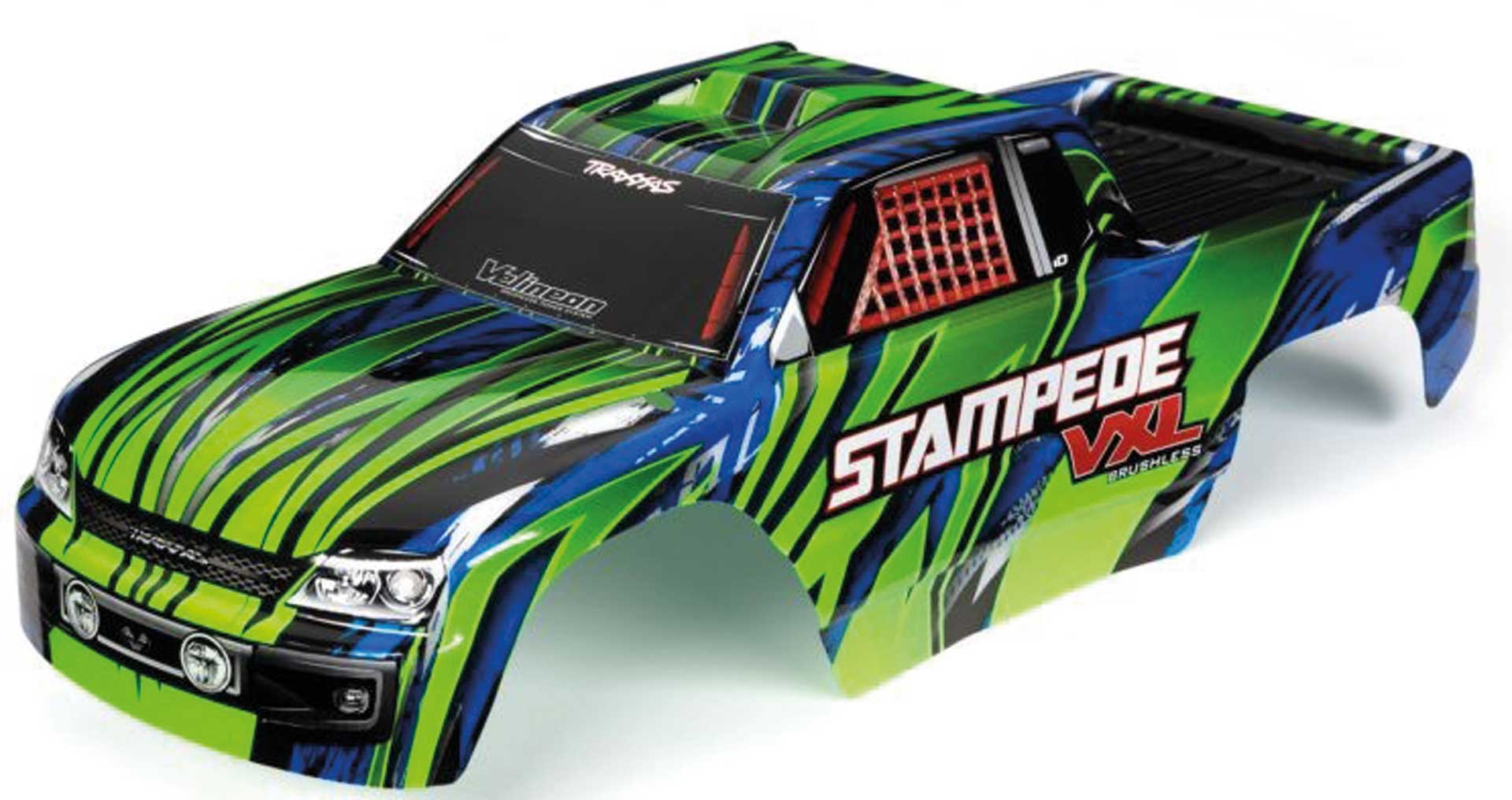 TRAXXAS Body Stampede 2WD / VXL green/blue painted