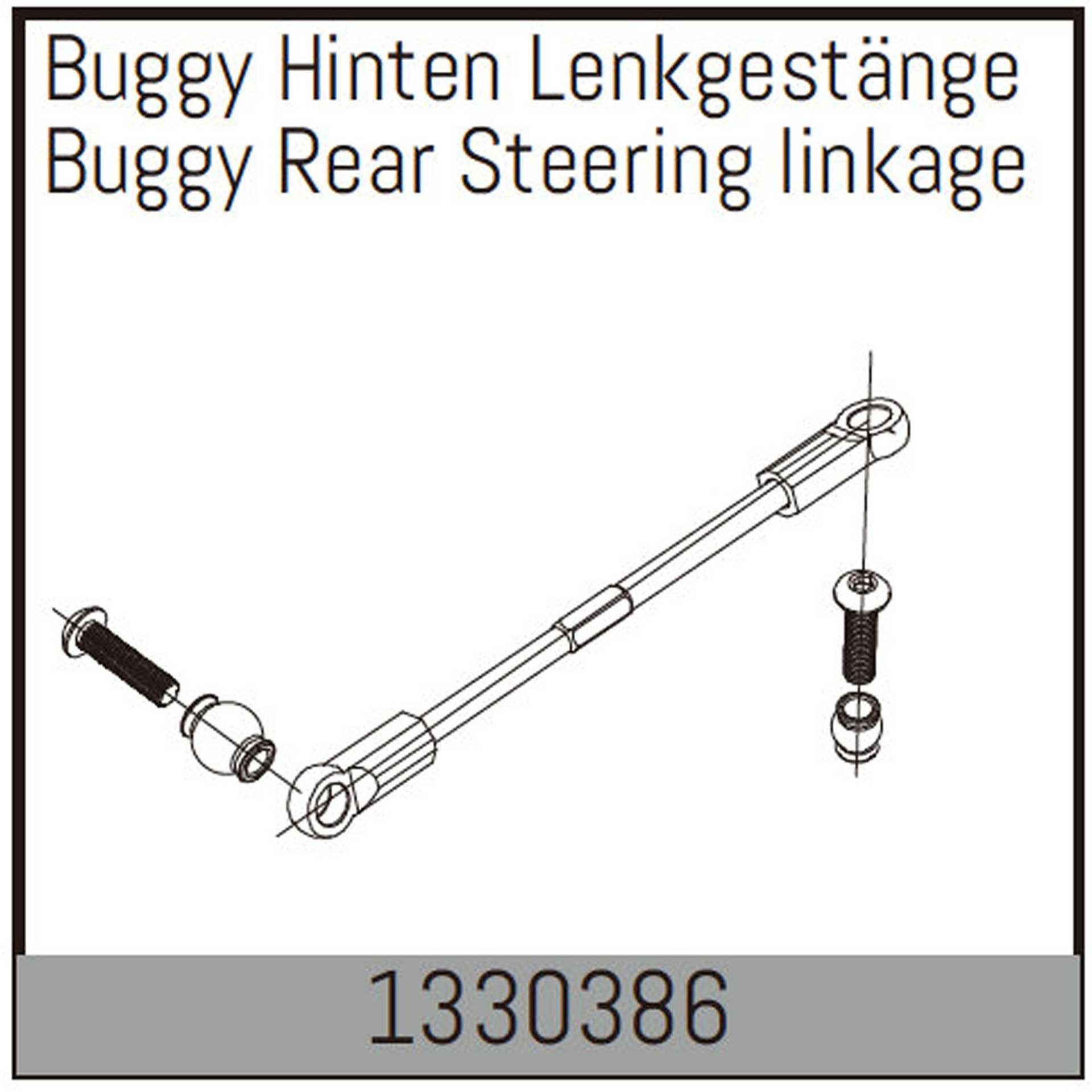 ABSIMA REAR STEERING LINKAGE FOR BUGGY