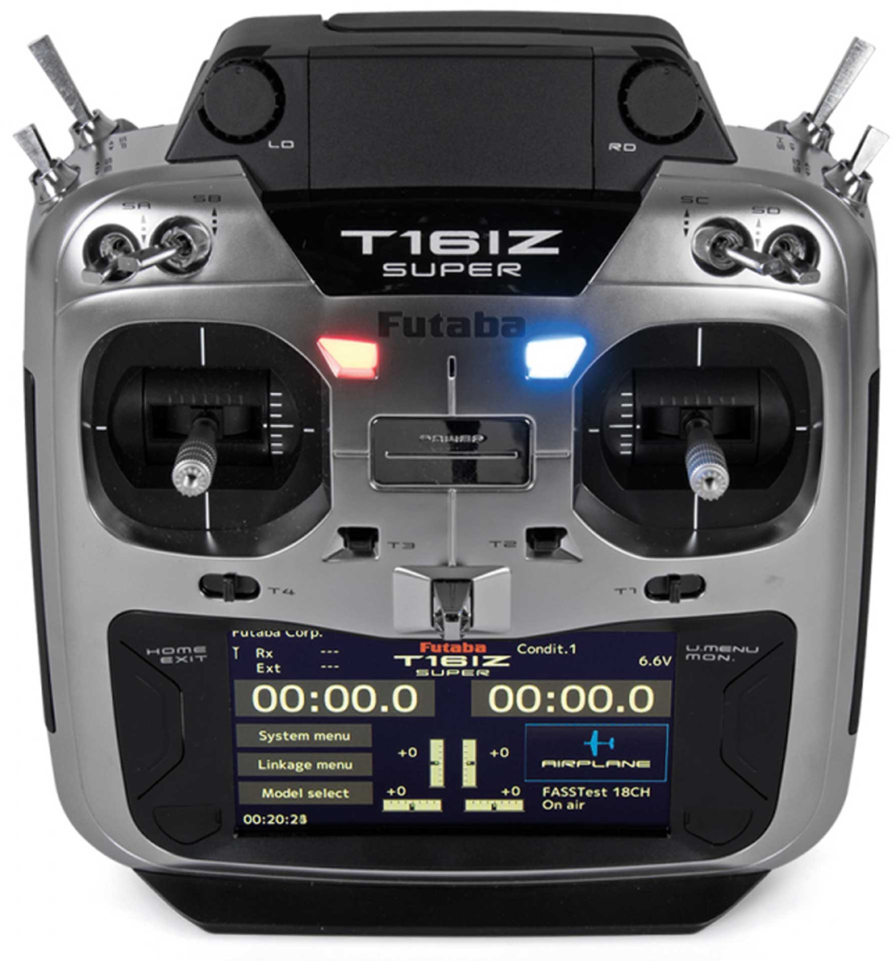 FUTABA T16IZ-SUPER Radio Mode-2, R7208SB FASSTest, T-FHSS, S-FHSS