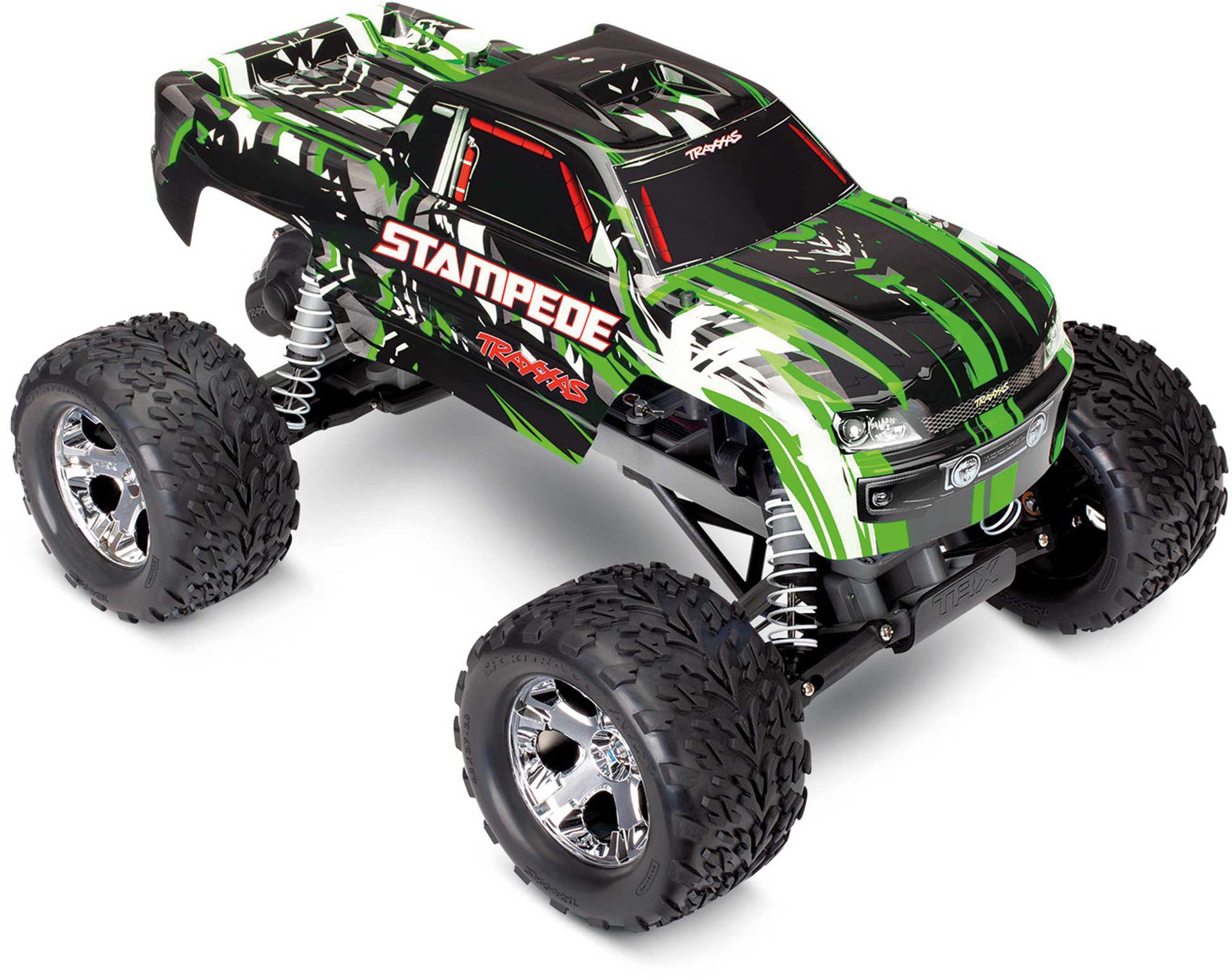 TRAXXAS Stampede Green RTR Brushed w/o Battery/Charger  1/10 2WD MONSTER TRUCK