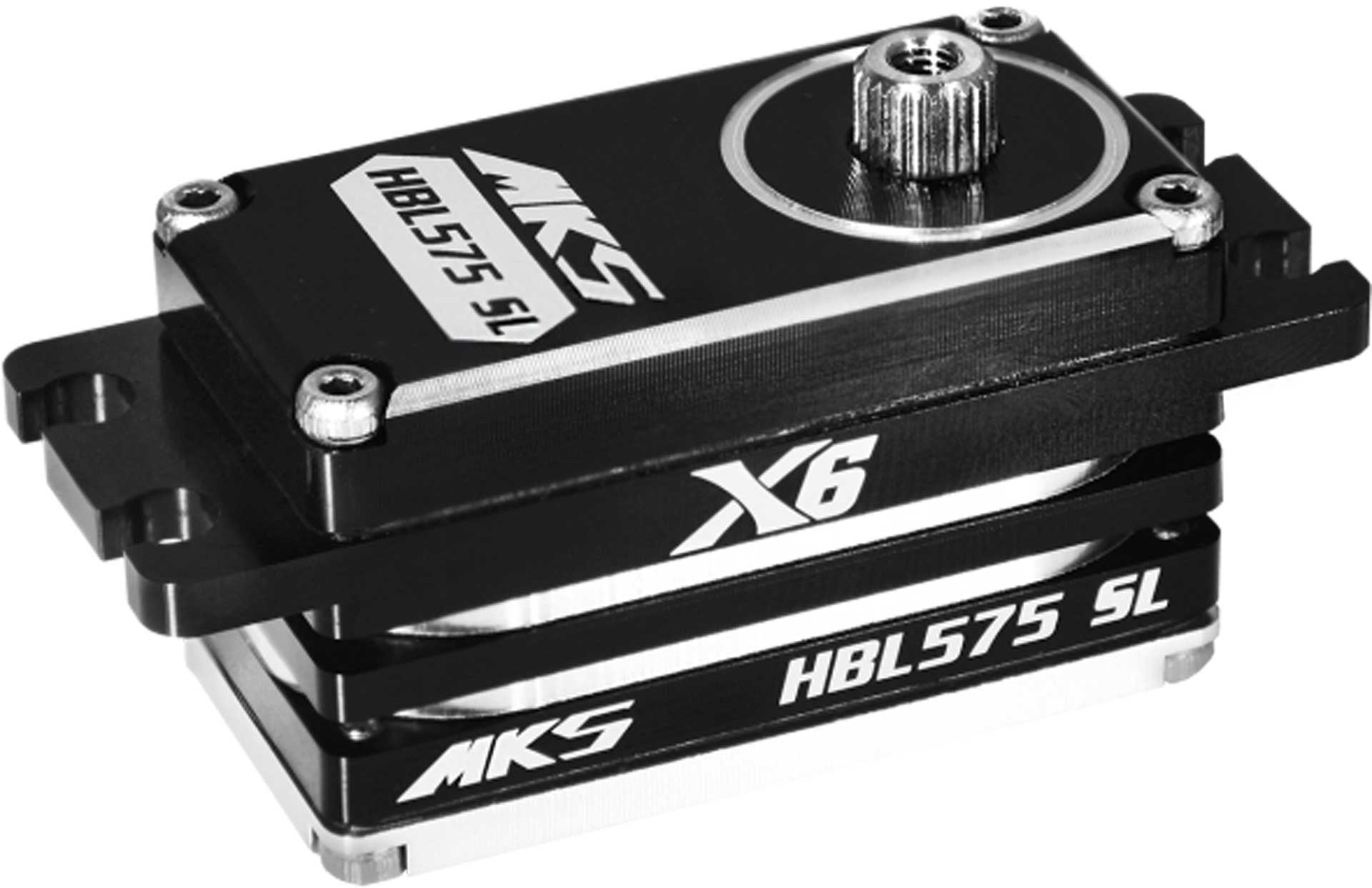 MKS HBL575SL HV Digital Servo brushless X6 Série - câble court pour RC Cars