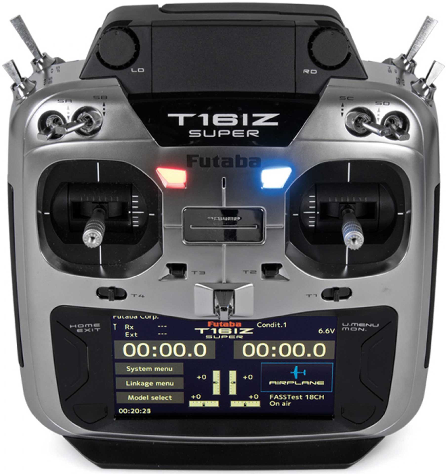 FUTABA T16IZ SUPER Mode-2 transmitter with battery only FASSTest, T-FHSS, S-FHSS