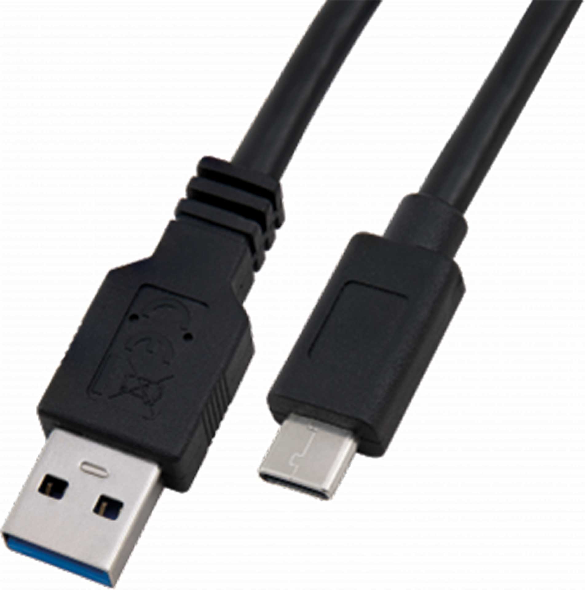 MODELLBAU LINDINGER USB 3.2 Kabel, USB-C Stecker auf USB-A Stecker, 1m