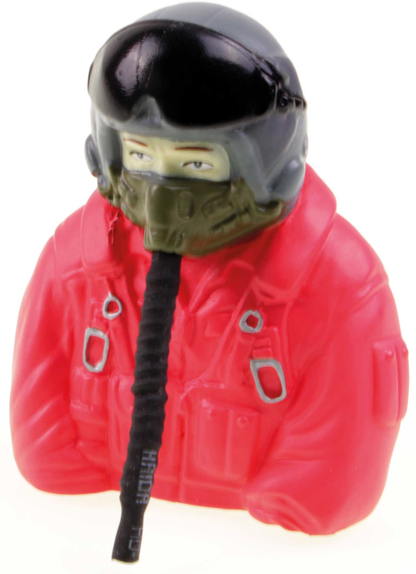 Planet-Hobby 1/7  Jet Pilot Rot Höhe 72mm, Breite 60mm, Tiefe 35mm