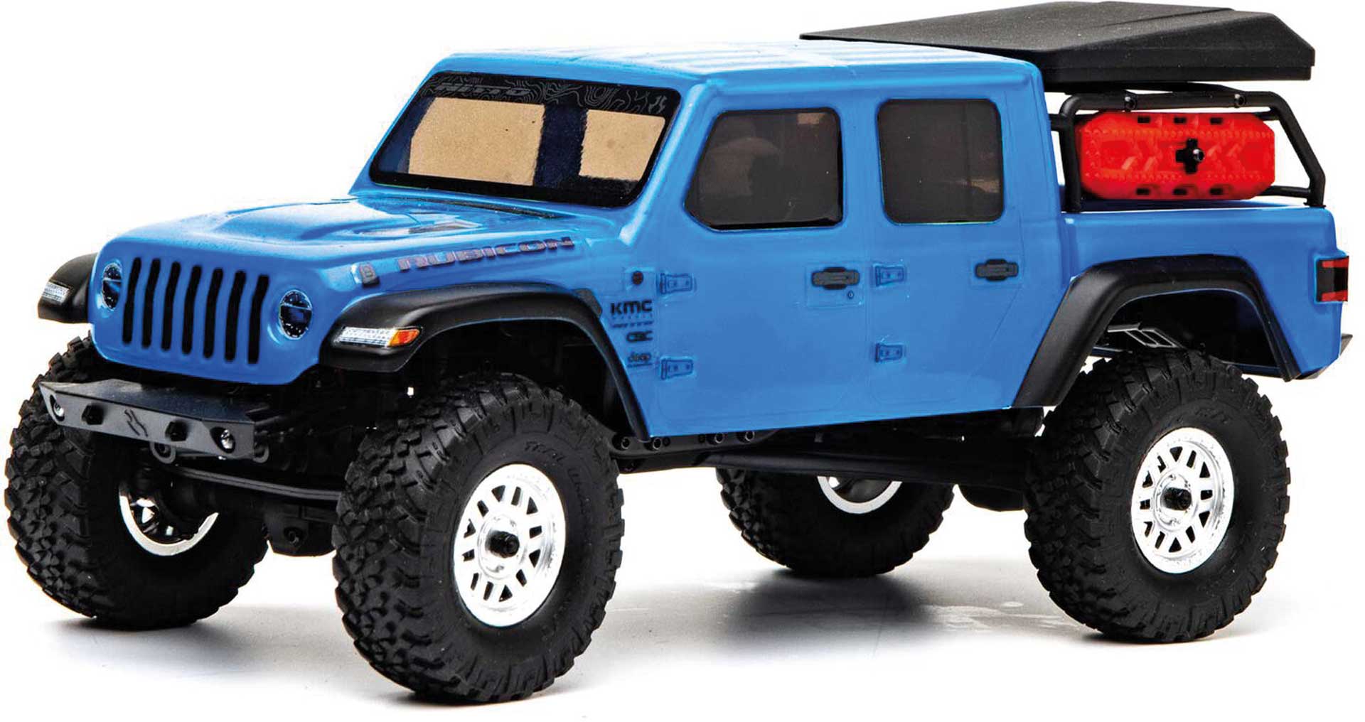 AXIAL SCX24 Jeep JT Gladiator 4WD Rock Crawler Brushed RTR Blue