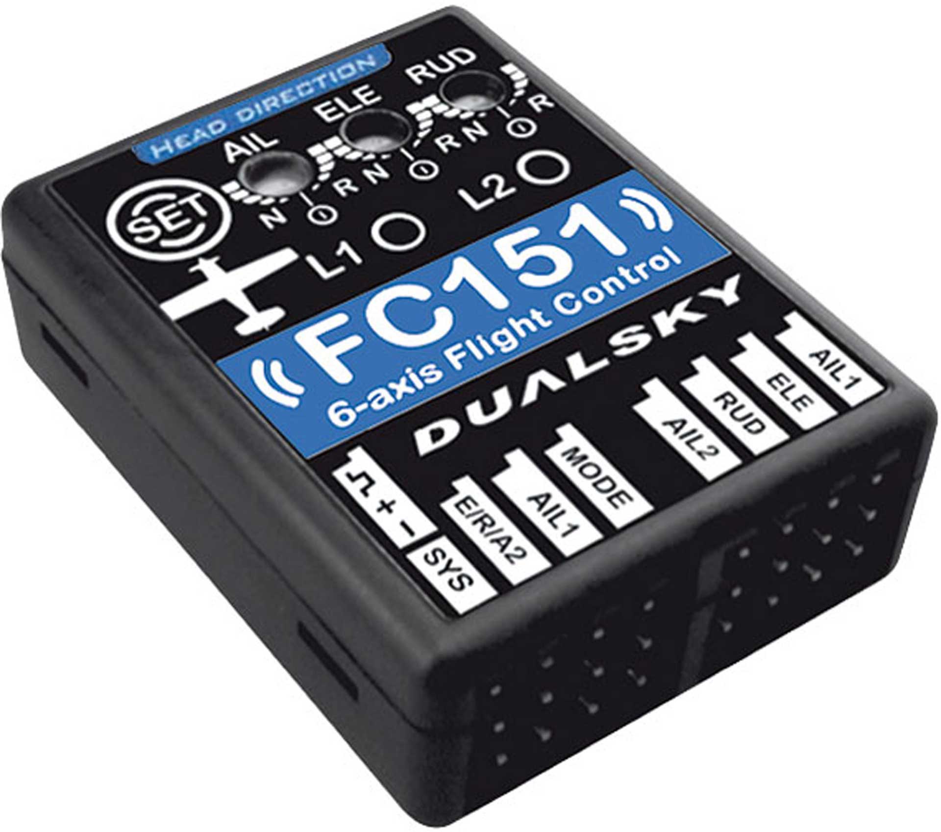 DUALSKY FC151 3-AXIS SURFACES GYRO, AUTO LEVEL AND 3-AXIS ACCELEROMETER